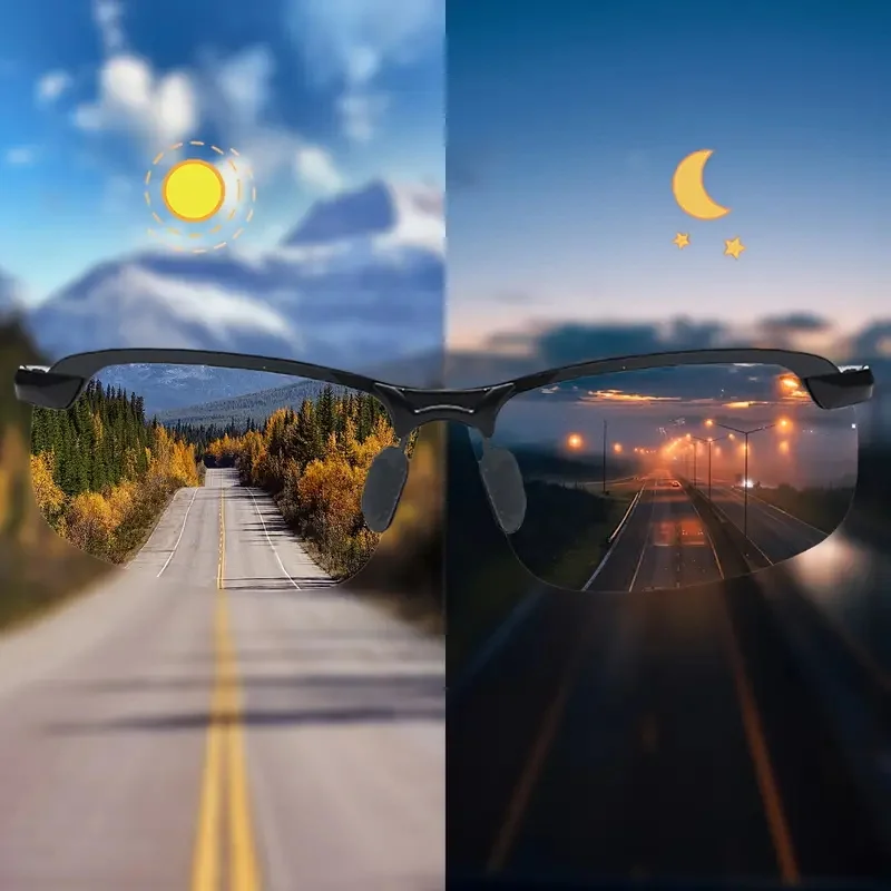 Enhanced Photochromic Sports Sunglasses – UV400 Protection