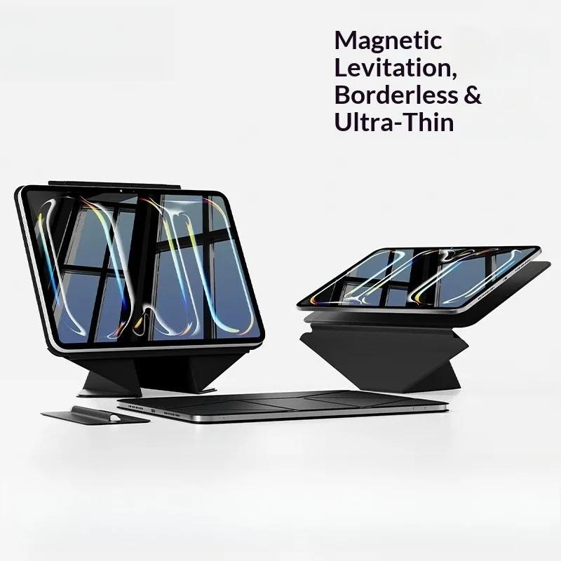 ZOYU Magnetic Double-Sided Clip Case with Elevated Support