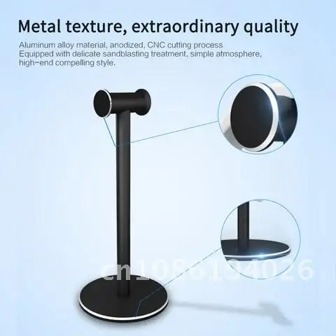 

Aluminum Alloy Universal Headphones Holder Stand Detachable Gaming Headset Bracket Earphone Display Rack Stable Durable Metal