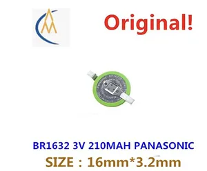 Импортированный из нового BR1632A/FAN 3 v широкая температура с кнопкой сварки стопы, батарея высокой температуры 125 °