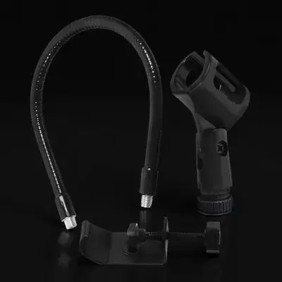 1세트 구즈넥 마이크 스탠드 비디오 라이브 스트리밍 스튜디오 데스크용 범용 조절 가능 방향 마이크 암 스탠드