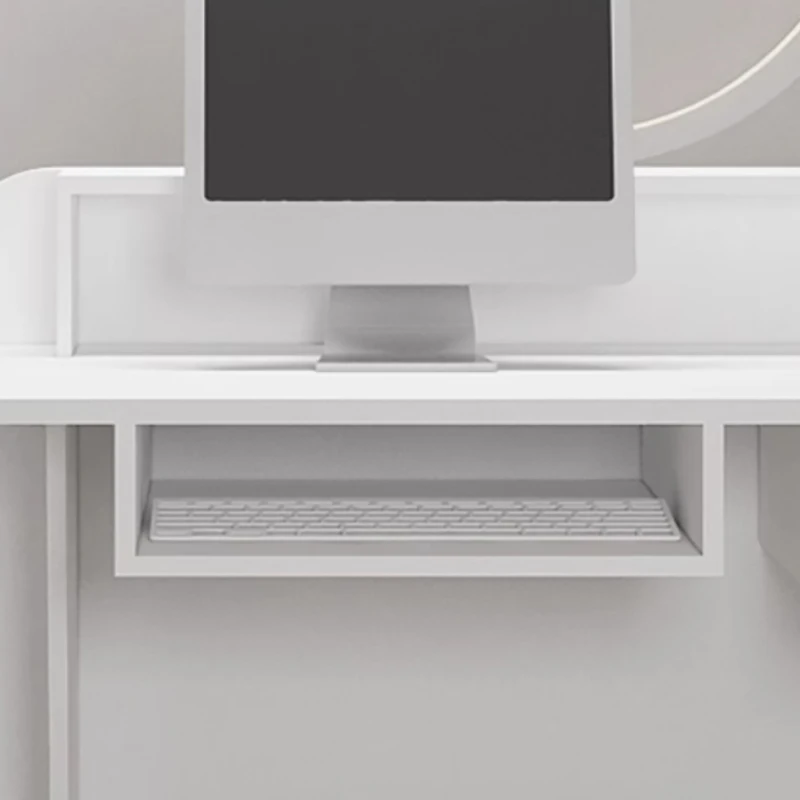 Led Beauty Reception Desks Display Aesthetic Hotel Counter Reception Desks Storage Nordic Mostrador Commercial Furniture