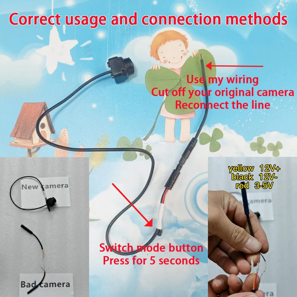 360 Panoramic Image Camera Universal 360 Panoramic System for All Brands HD Night Vision Camera - 2