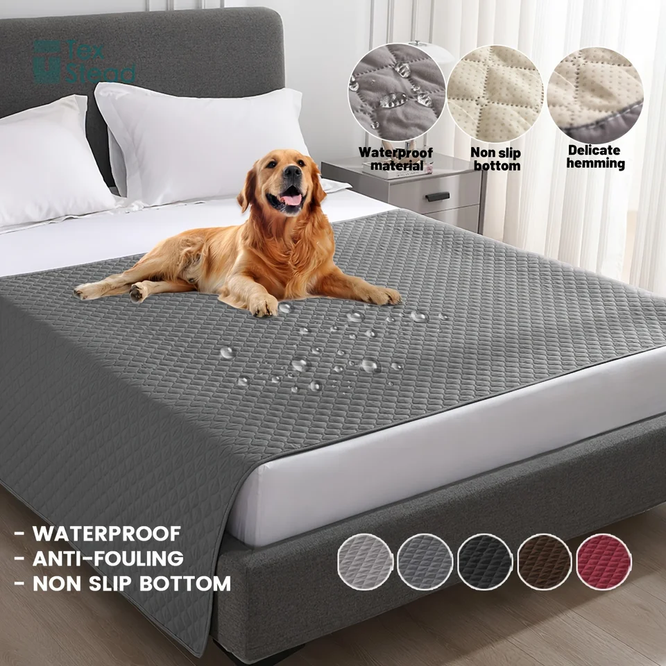 Double-Sided Waterproof Dog Bed Cover Pet Blanket Sofa Couch Furniture Protector For Dogs_voghion.com