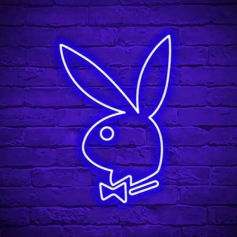 Cute Rabbit Neon Light Sign Wall Bedroom Kid's Room Decor Neon Flamingo Light Birthday Wedding Party Bar Decorative Night Light star night light