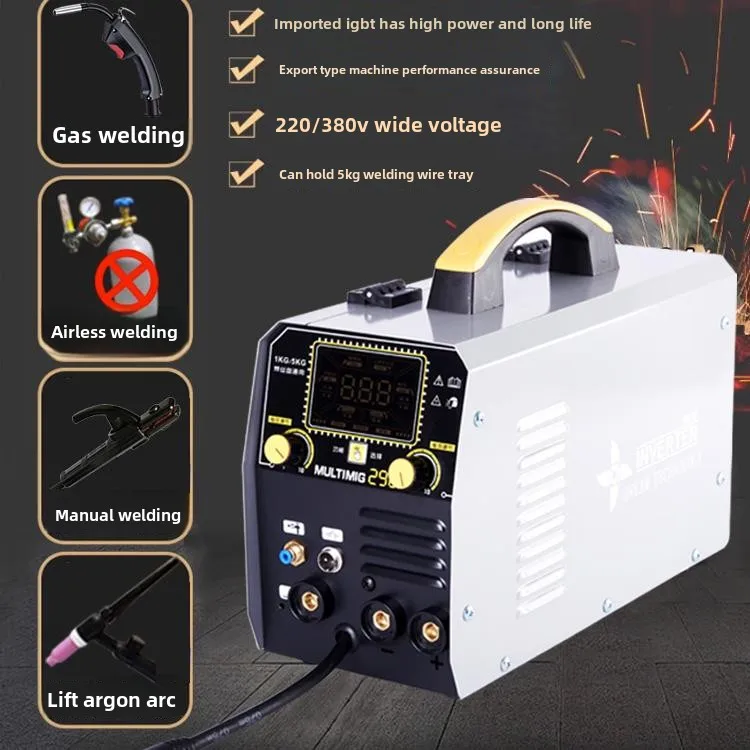 220V No Gas Household Welding Machine NBC270 CO2 Gas Shielded Welding Machine Dual Purpose MIG Equipment