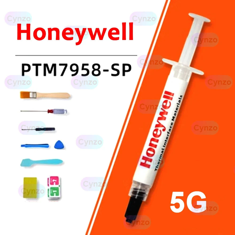 Honeywell-pasta Térmica de Silicone para Laptop Cpu Placa Gráfica Gpu Mudança de Fase Dissipação de Calor Condutora Ptm7950 7958sp