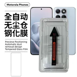 Premium One - Click Dust - Free Tempered Glass HD Screen Protector - Available as Single or Double Pack for Motorola Edge 70 Ultra (High Definition)