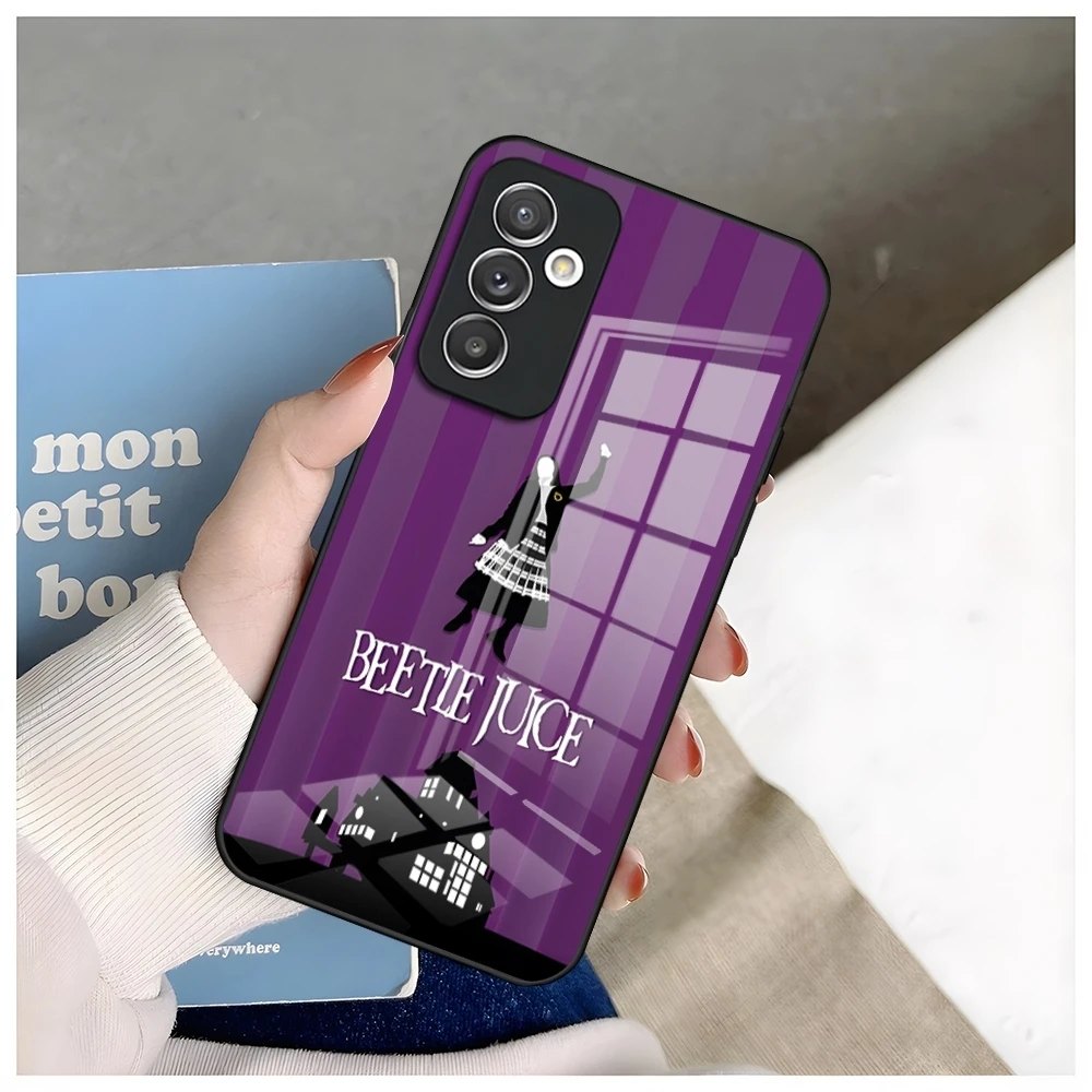 thumbnail image 1 of Funda de teléfono con manual B-Beetlejuices para Samsung S24 Ultra S23 Fe S22 S20 S21 Galaxy A54 A34 A24 A53 M54 Note 20, cubierta de vidrio, 1 of 5