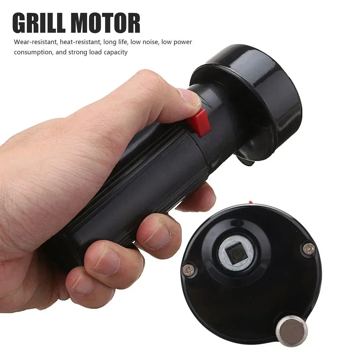BBQ Rotator Motor Rotary Fork Set Electric BBQ Rotisserie Grill Rod 1.5V D Size Barbecue Rotisserie Rotator Motor barbecue skewers barbecue tools
