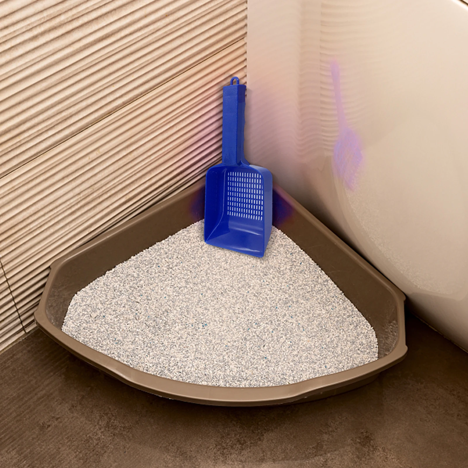 Aquarium Shovel Cat Litter Scoop Gravel Strainer Fish Tank Sand Scraper Garden Planting Scoop Pan Pet Accessories Cleaning Tools 4