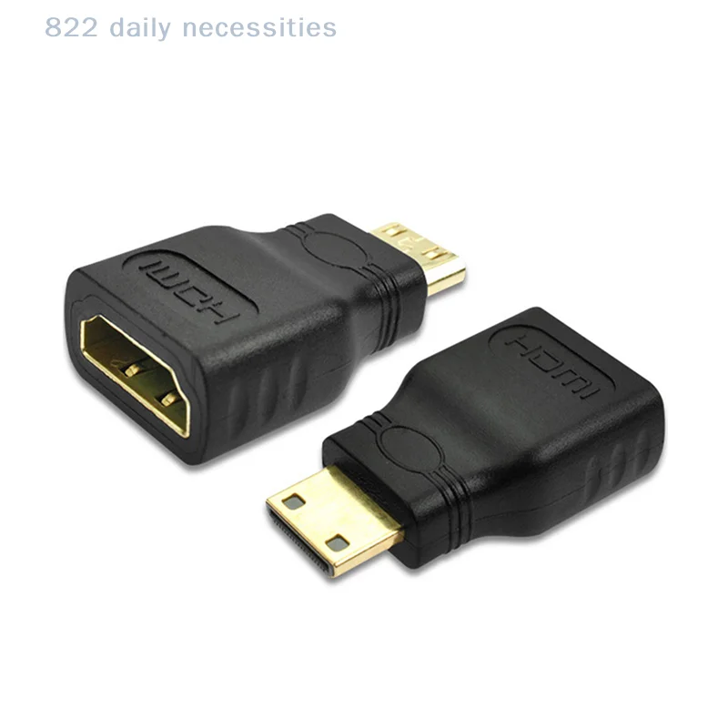 편리한 미니 hdmi-hdmi 어댑터 hdtv 플랫용 금도금 남성-여성 변환기