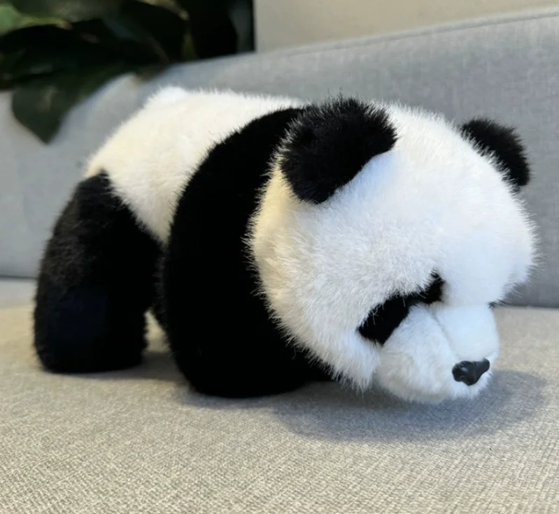 Children's Plush Pillow Little Panda Doll Giant Panda Plush Polar Bear Pillow Simulation Girl Birthday Gift ﻿