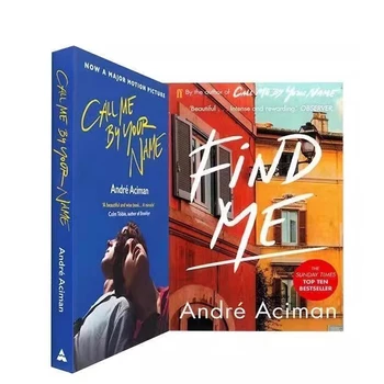 2 Books Call Me By Your Name,Find Me A Novel By Andre Aciman New York Times Bestseller Story Book 1