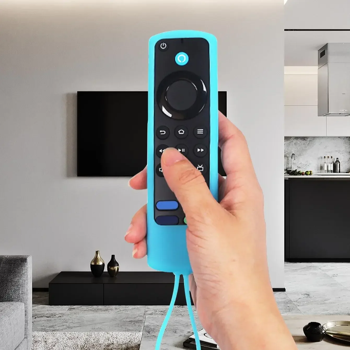 Luminous cover remote control with rope TV4K TV