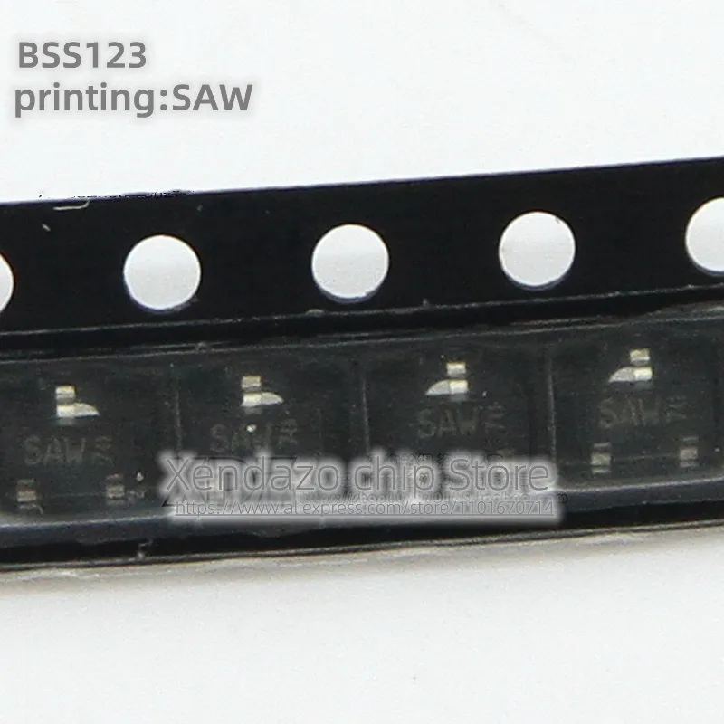 50 Pz/Lotto Bss123 Bss12 Serigrafia Sega Sot-23 Pacchetto N Canale Transistor Ad Effetto Di Campo