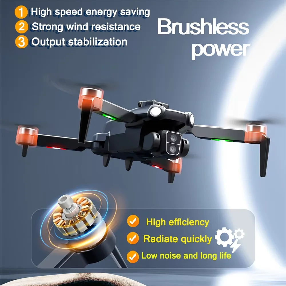 2025 S119 MAX Drone Professional 8K Camera with Large Screen Remote Control Aerial FPV Avoiding Obstacle  Folding 5G RC Dron 5KM