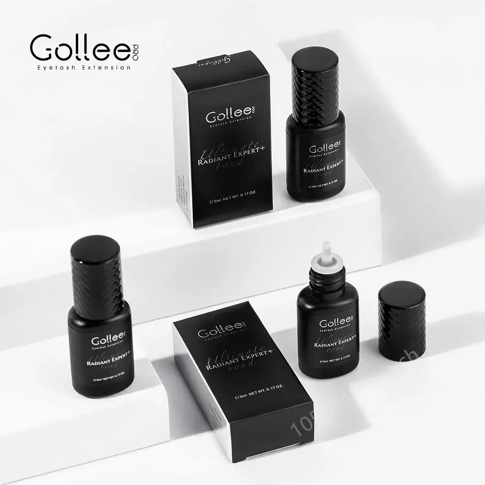 Gollee-pegamento de secado rápido para extensiones de pestañas, 12 piezas, S01 0.5s, para artistas profesionales, salón, fiesta, proveedores de herramientas de maquillaje