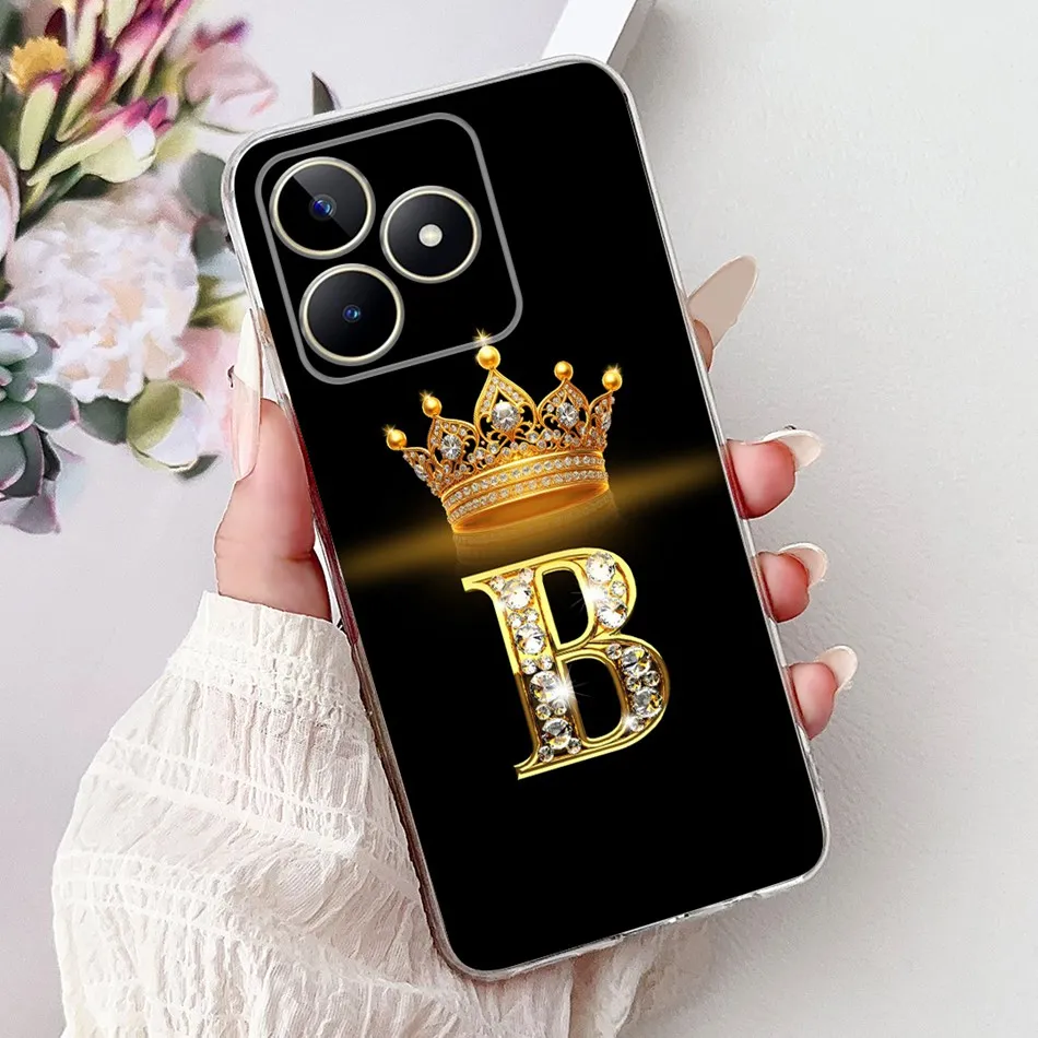 Fashionable Soft Silicone TPU Phone Case - Stylish Letter Design