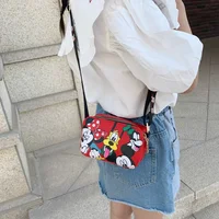 Disney children messenger bag fashion baby handbag cute cartoon boys shoulder bag wild princess little girl coin bag 2