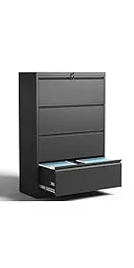 4 drawer lateral file cabinet