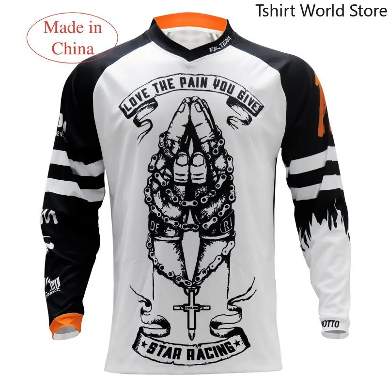 

MTB Motocross Jersey Motorcycle Mountain Bike Motocross Wear BMX DH Clothing Maillot Ciclismo Downhill Shirt