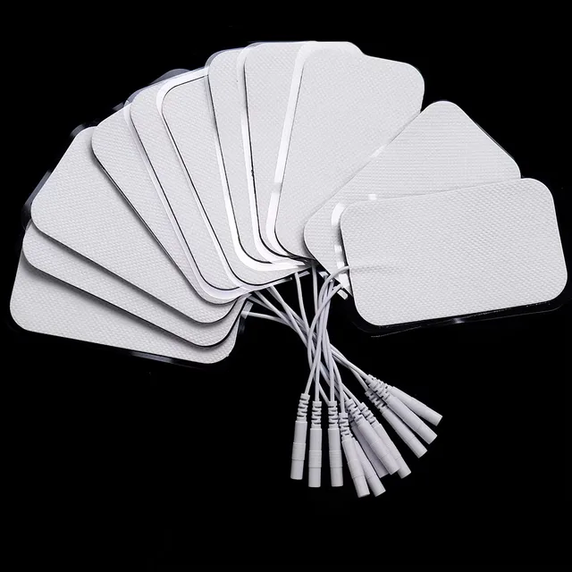 10/50Pcs Physiotherapy Tens Electrode Pads For EMS Muscle Stimulator Pulse Therapy Massager Conductive Gel Patch Acupuncture 2