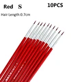 10pcs Red S