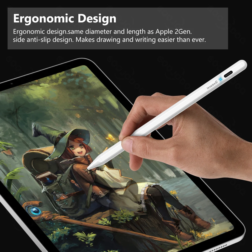 Apple Pencil 1, 2, Caneta de Toque, Samsung, Xiaomi Phone