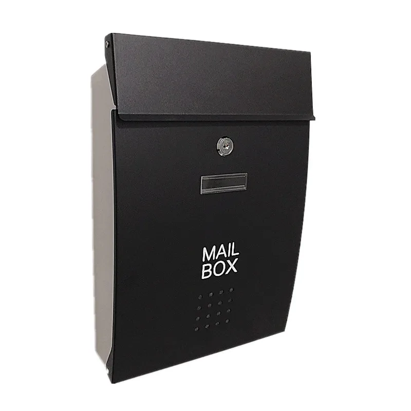 Mailboxes High grade Tieyi European style letter box mailbox suggestion box outdoor wall hanging rainproof and waterproof