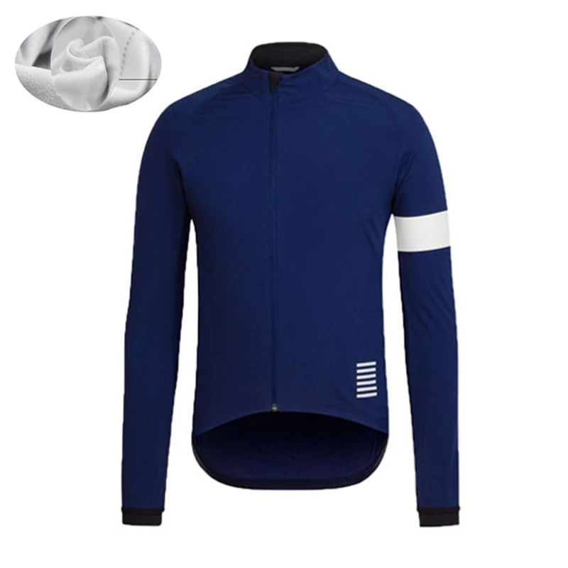 Professional Fleece Long-Sleeve Cycling Suit for Outdoor Warmth and Comfort