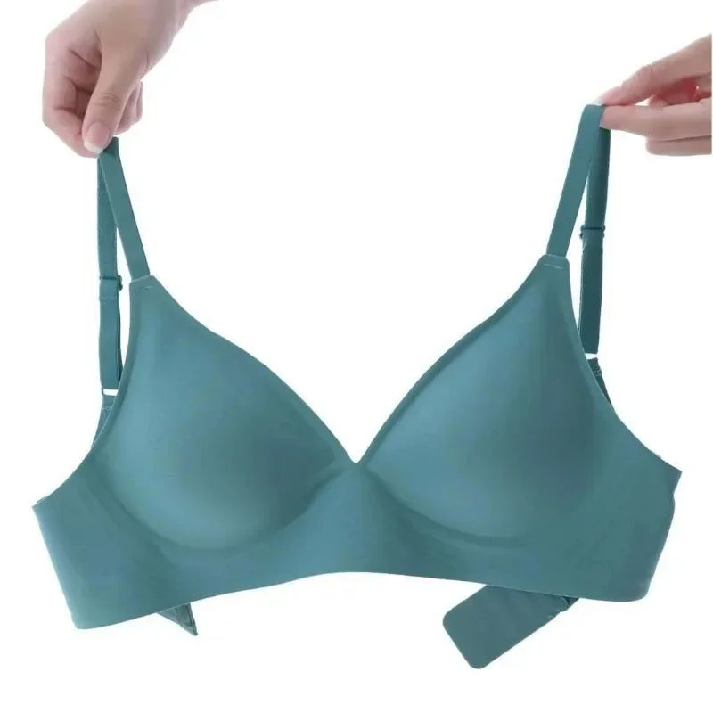 Sports Bras, External Expansion, Underwear for Women, Seamless, Without Wires, Thin, Breast-retracting, Bra, Flat Chest, Gathered, Big Bra, sports bra,womens bras,sports underwear