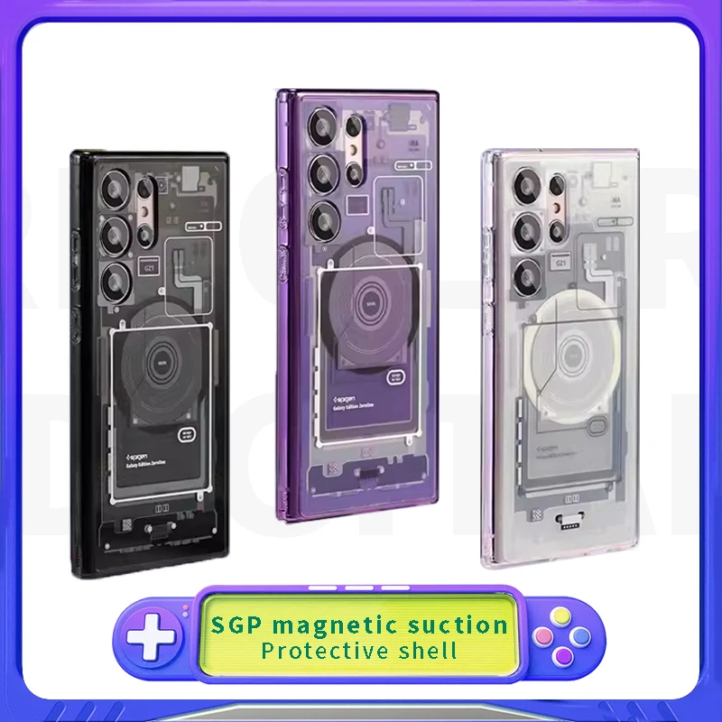 Nuove Custodie Magsafe Ultra Ibride Zero One Tecnologia Elettronica Per Samsung Galaxy S24Ultra S23 Ultra S24 + S22Ulta Cover Magnetica