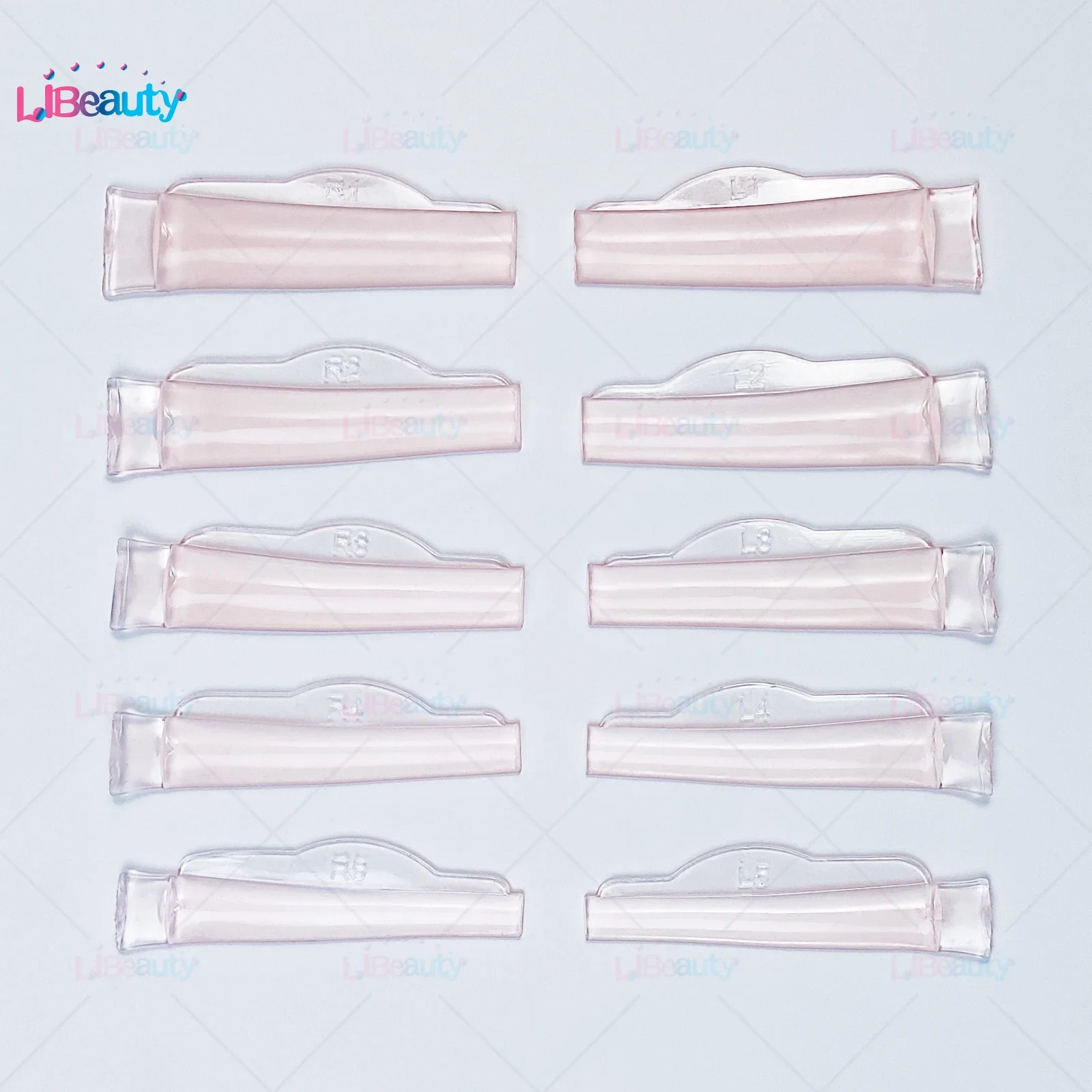 Libeauty Different Curl Silicone Eyelash Perm Pads Sticky Lash Lift Shield Lifting 3D Eyelash Curler Accessories Makeup Tools