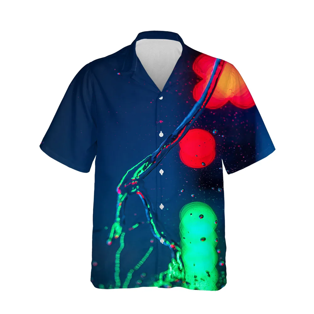 

Jumeast 3D абстрактная эстетика Гавайская Мужская рубашка с коротким рукавом одежда летняя уличная одежда с принтом Блузка Топ Повседневная мужская одежда