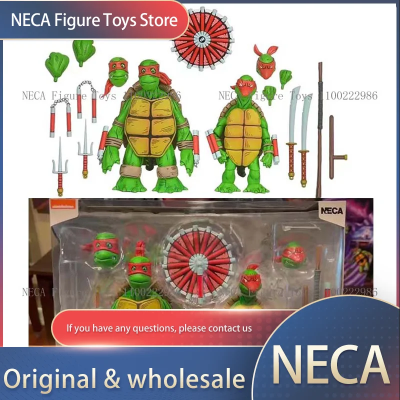 

Presale Neca The First Turtles By Kevin Eastman 2-pack Anime Action Figure Statue Collection Model Doll Kid Toy Birthday Gifts