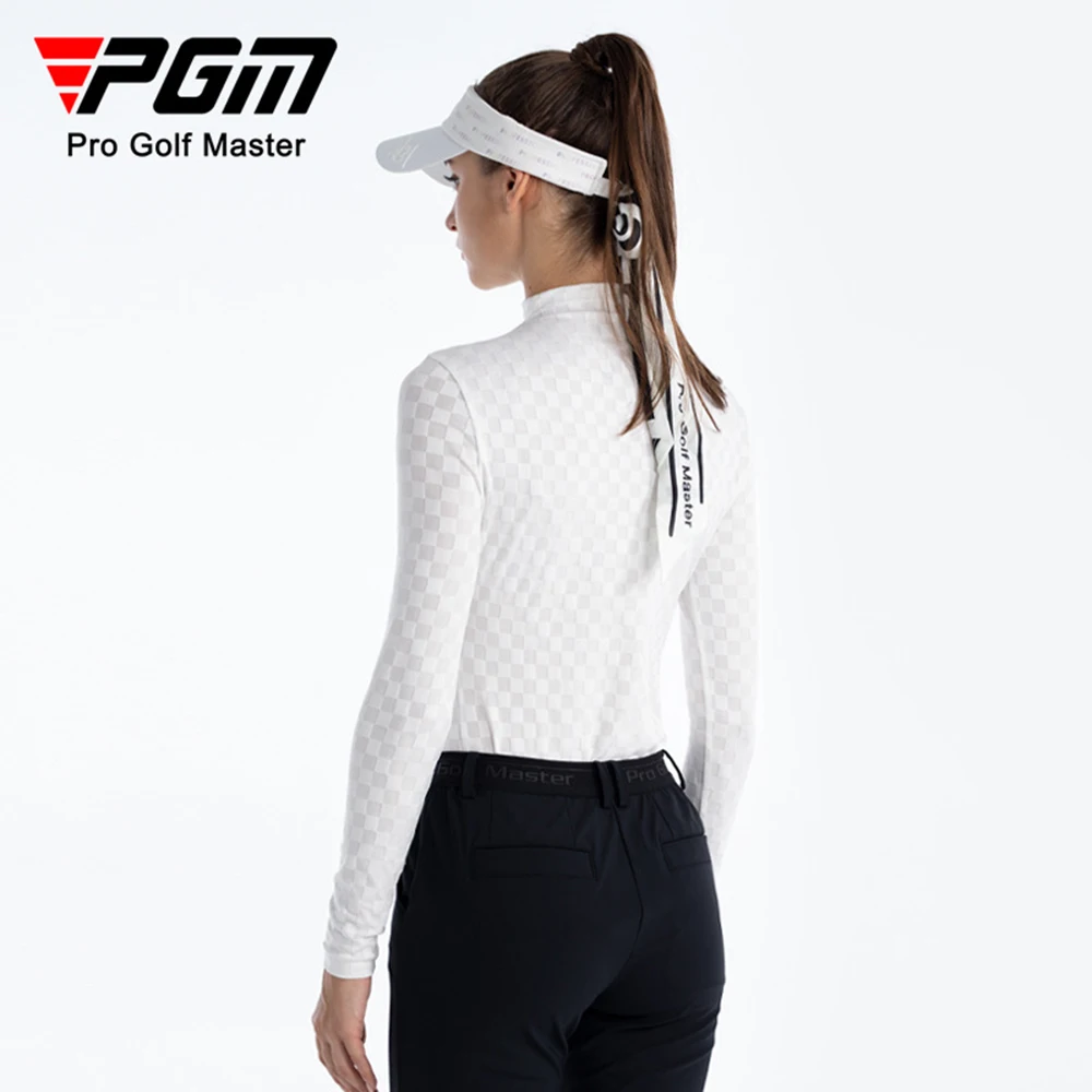 Golf Long Sleeve T Shirts Underlay Autumn Winter High Neck Soft