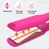 Infrared Hair Straightener Curler Titanium Plate Fast Heating Flat Iron 230℃ / 450°F Professional Salon Styling Tool 110V-240V 2
