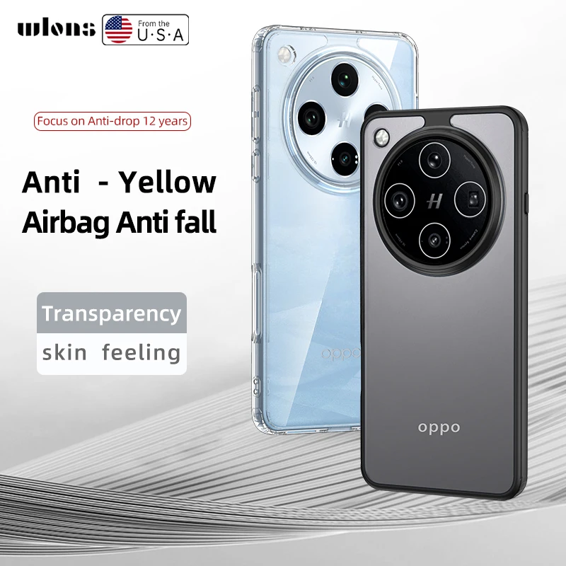 ELVEV Anti-Scratch Crystal Clear TPU Phone Case with Camera Protection