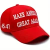 1pc Make America Great Again Hat Take America Back Hat with USA Flag Embroidery Adjustable Mesh Baseball Cap 5