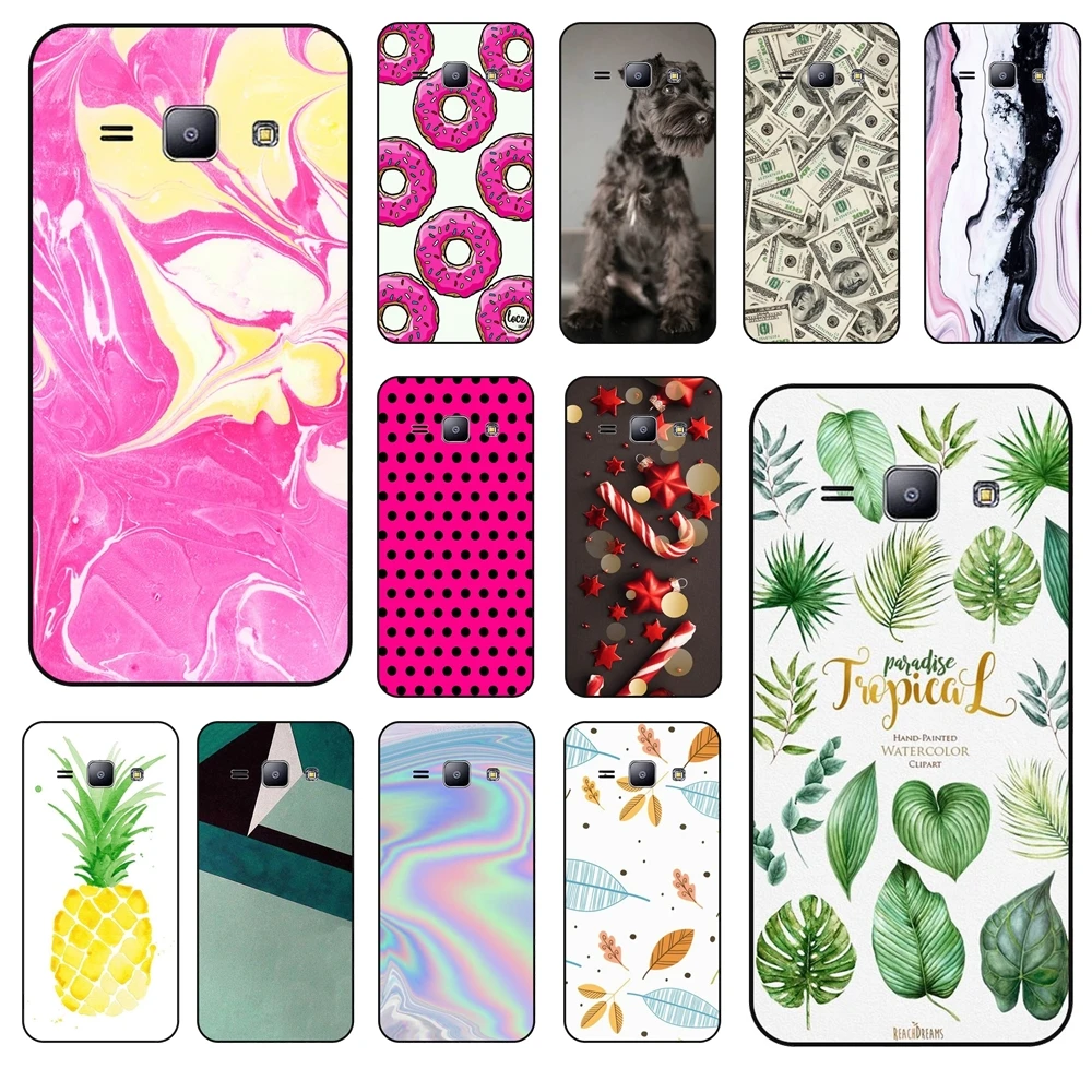 Black Waterproof Tpu Migliori Offerte Per Samsung Galaxy J1 2015 Rose Flower Black Bumper Pretty Back Per Samsung Galaxy J1 2015