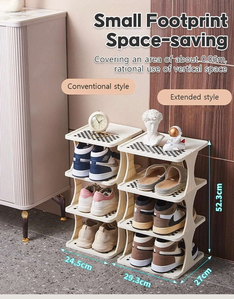 Vertical Foldable Shoe Organizer