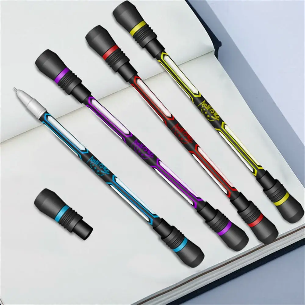 Creative Spiner Pen Stress Reliever Anti-slip Hand Spinner Stress Toy Antistress Adult Kids Writing Tools Office Supplies spinning pen toy