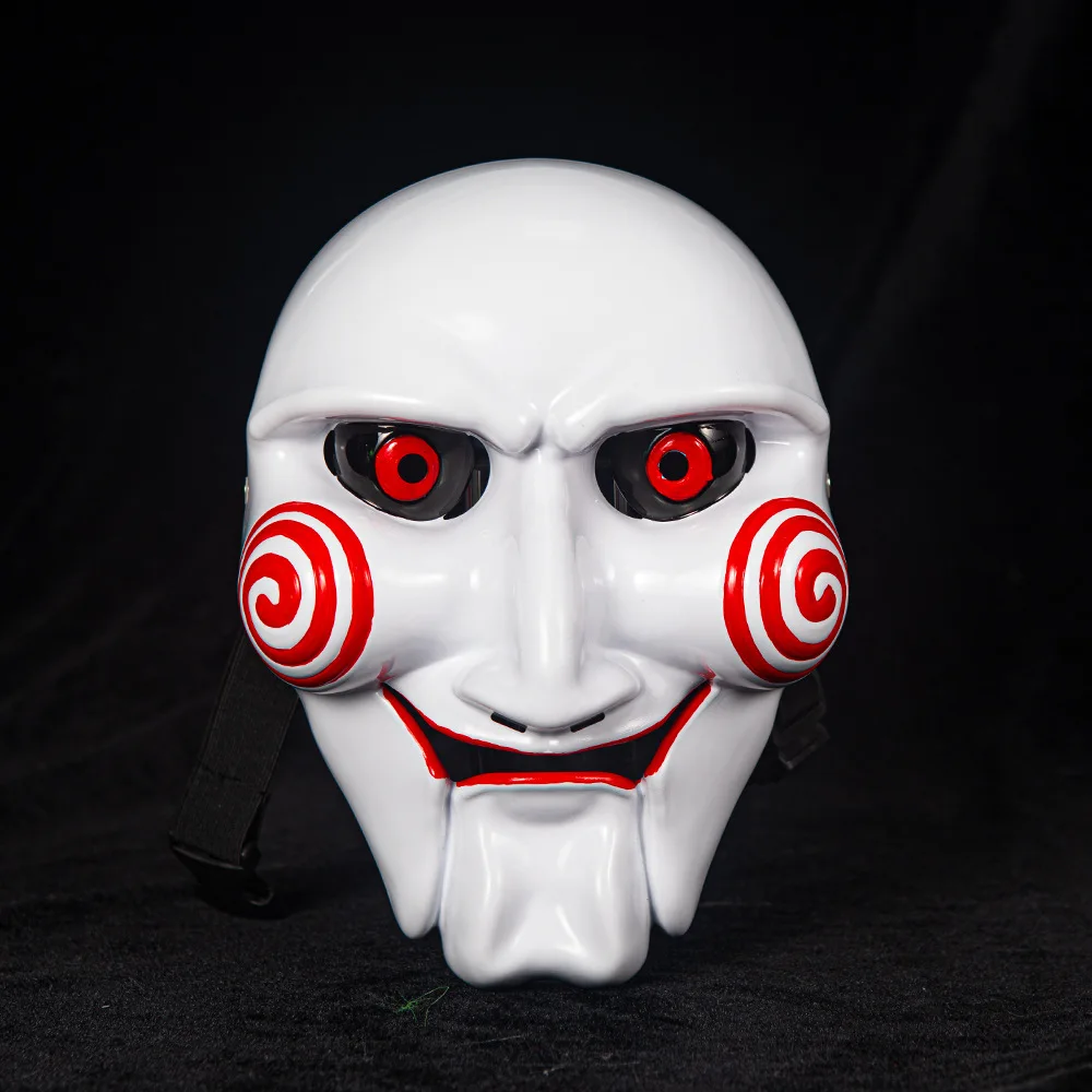Chainsaw-Themed PVC Horror Mask for Halloween and Cosplay Events