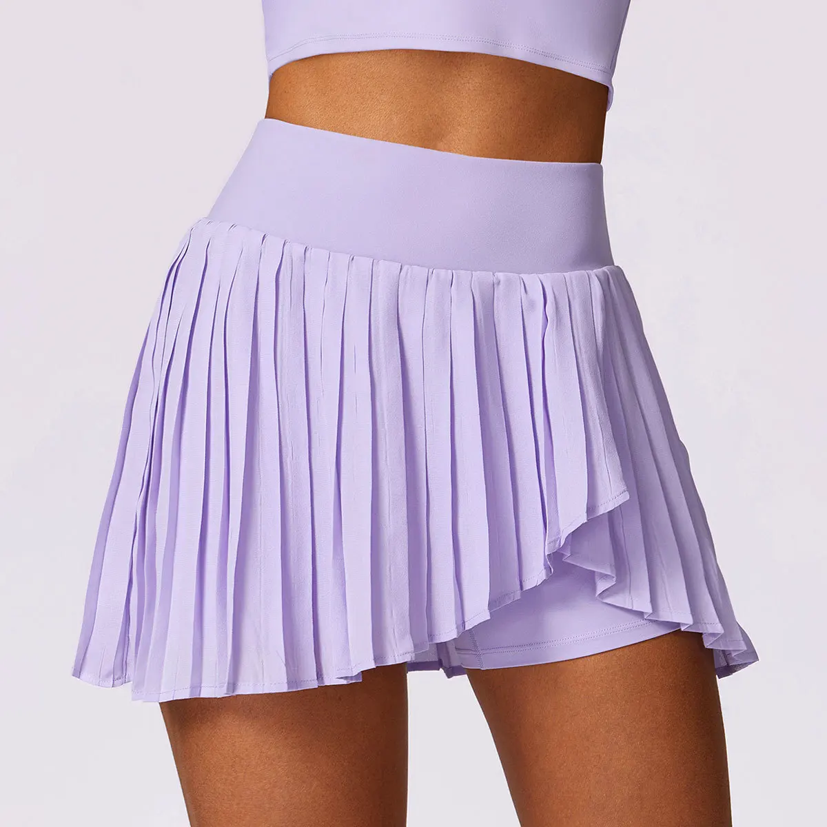 Sports Skirt Sports Shorts Golf Tennis Skirts With Pocket Gym Running Pleated Pantskirt Women Fashion Sports Fitness High Waist Yoga Skorts