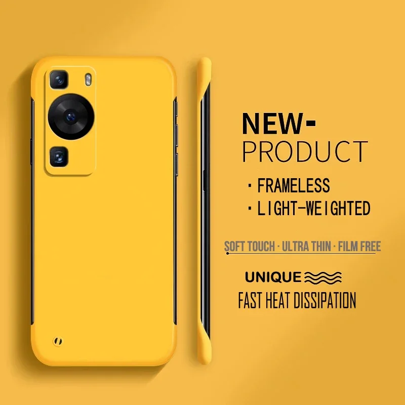 Frameless Matte Hard PC Phone Case and Protective Bumper Cover