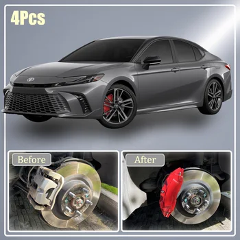 Aluminum Brake Caliper Covers with Screws – Fits Toyota Camry, RAV4, Highlander, Land Cruiser, Corolla, Crown, 86