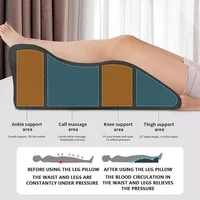 Bed Multifunctional Ergonomic Wedge Pillow with New Prone Position for Reading, Unique Curved Design, with Washable Cover
