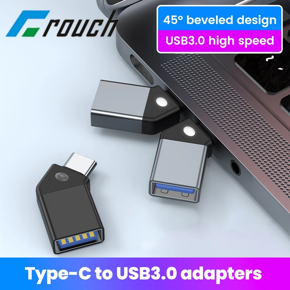 유형 C-USB 3.0 어댑터 45 오픈 앵글 USB 여성-유형 C 남성 변환기 전..