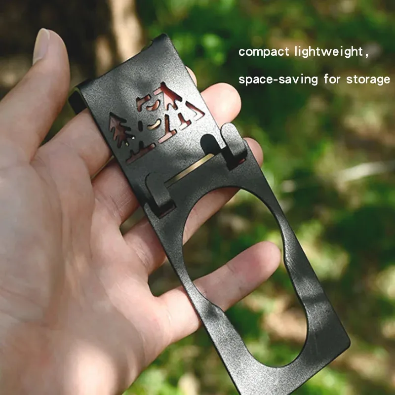Outdoor Gas Tank Hook Flat Folding Bracket